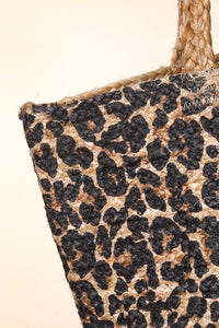 Handmade Leopard Print Tote Bag