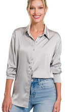 Load image into Gallery viewer, Long Sleeve Silky Top