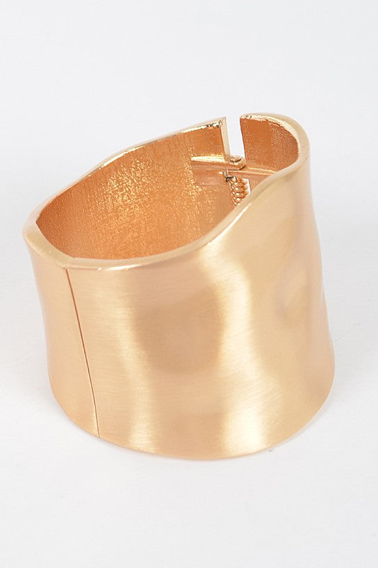 Gold Hinged Bracelet