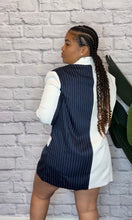 Load image into Gallery viewer, Power Play Oversized Blazer Dress