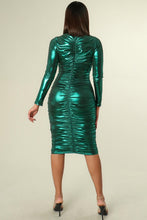 Load image into Gallery viewer, Metallic Bodycon Dress