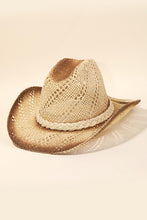 Load image into Gallery viewer, Braided Ribbon Straw Hat