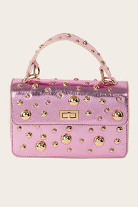 Gold Studded Handbag