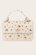 Load image into Gallery viewer, Gold Studded Handbag