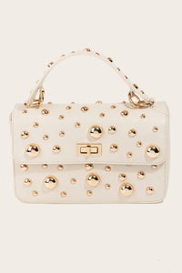 Gold Studded Handbag