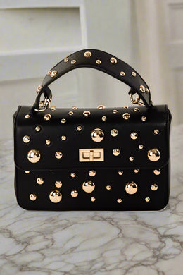 Gold Studded Handbag