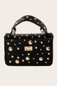 Gold Studded Handbag