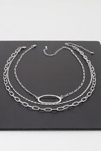 Load image into Gallery viewer, Triple Oval Layered Necklaces