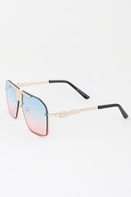 Load image into Gallery viewer, Temple Gradient Shield Sunglasses