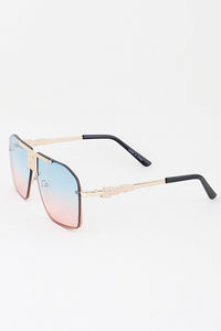 Temple Gradient Shield Sunglasses