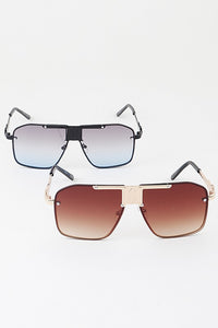 Temple Gradient Shield Sunglasses