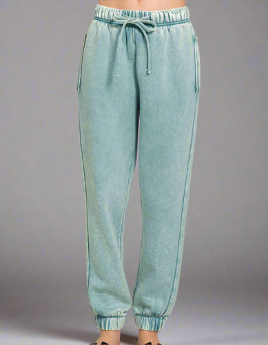 Acid Wash Fleece Sweatpants