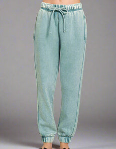 Acid Wash Fleece Sweatpants