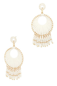 Raffia Tassel Earrings