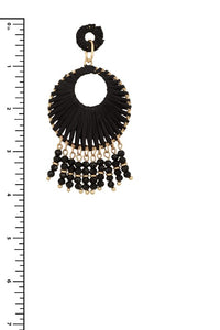 Raffia Tassel Earrings