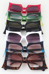 Sharp Boxy Sunglasses