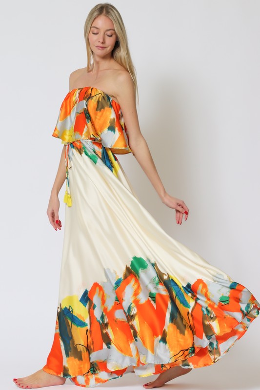 Tangerine Tube Dress