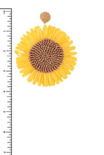 Load image into Gallery viewer, Oversized Sunflower Earrings