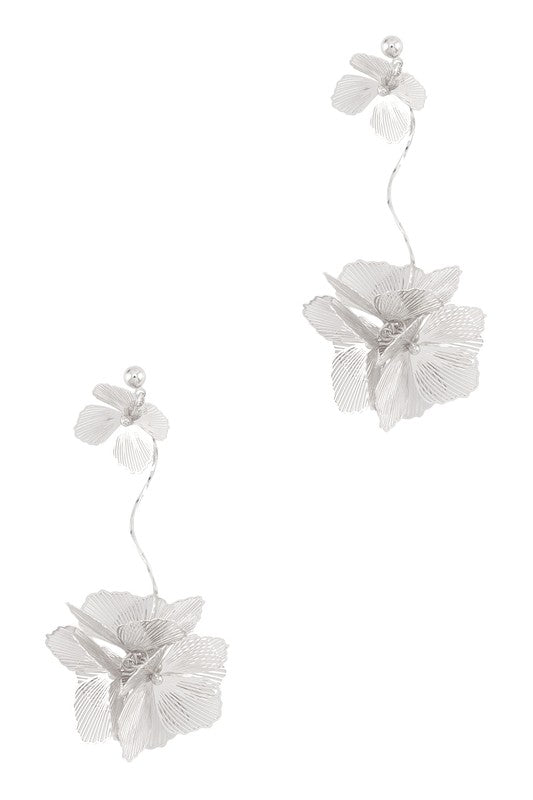 Filigree Flower Earrings