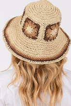 Load image into Gallery viewer, Floral Crochet Bucket Hat