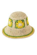 Load image into Gallery viewer, Floral Crochet Bucket Hat