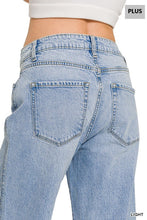 Load image into Gallery viewer, Curvy Wide Cuff Jeans