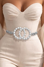 Load image into Gallery viewer, Bold Pearl Chain Belt