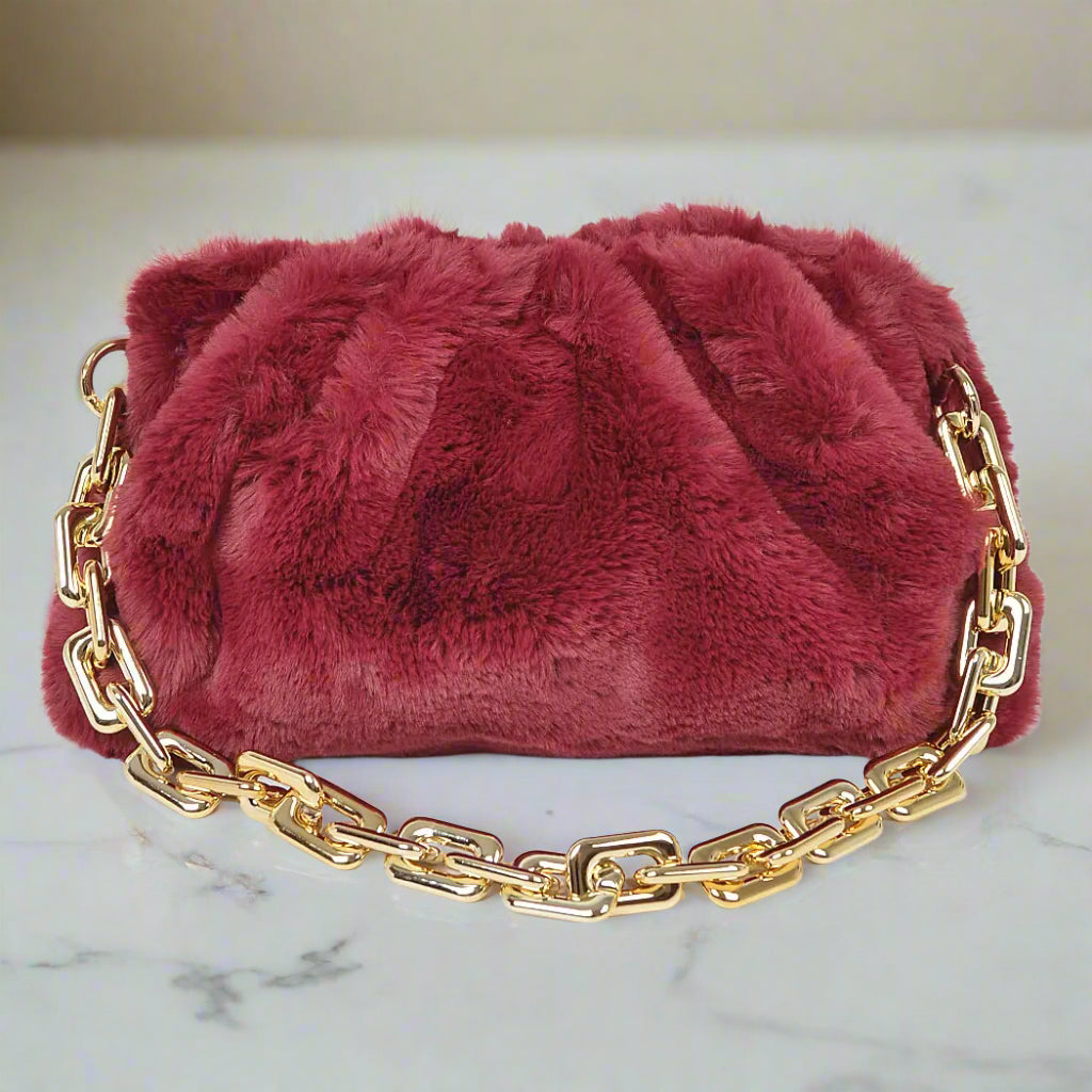 Faux Fur Clutch