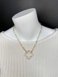 Clover Statement Necklace