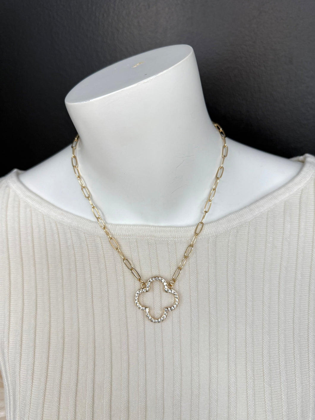 Clover Statement Necklace