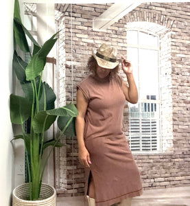 Sleeveless T shirt Dress