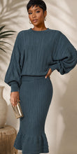 Load image into Gallery viewer, Teal Temptation Knit Set