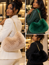 Load image into Gallery viewer, Fluff &amp; Fabulous Shoulder Bag