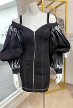 Load image into Gallery viewer, Black Canvas Dress