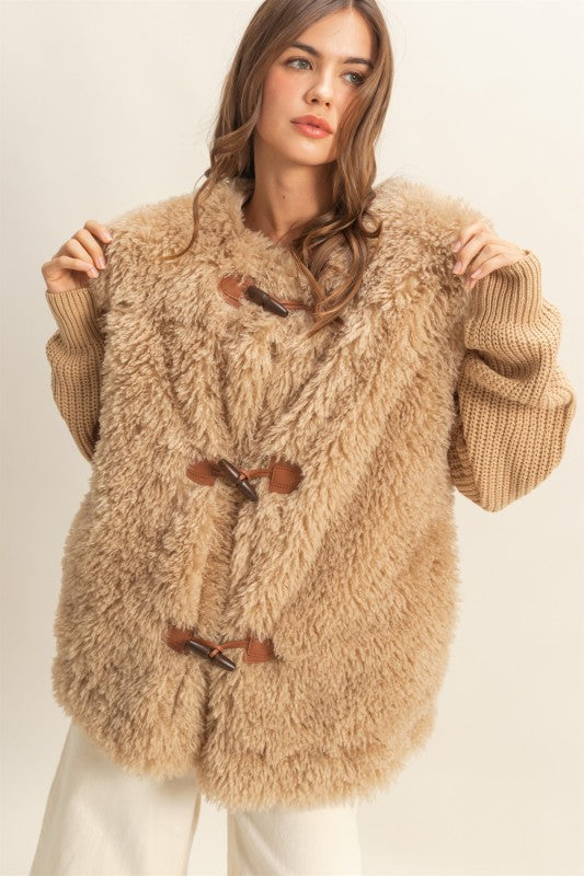 All Fuzzy Inside Vest