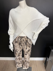 Crossover Knit Top