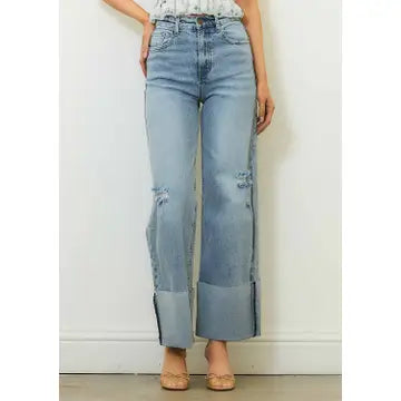 Wide Cuff Jeans