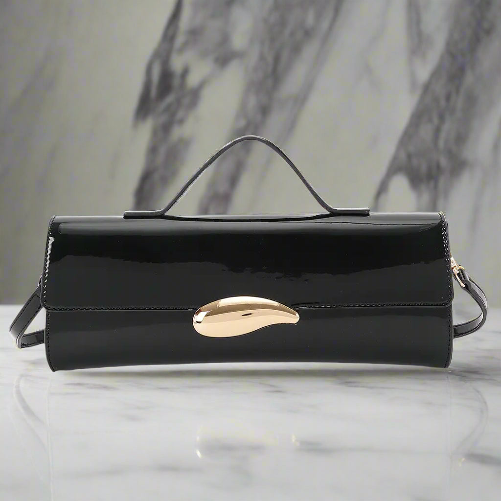 Faux Leather Clutch