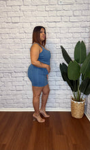 Load image into Gallery viewer, Snatched Denim Dress • Curve