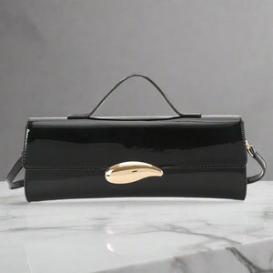 Faux Leather Clutch