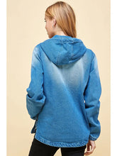 Load image into Gallery viewer, Denim Hoodie