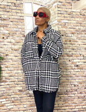 Load image into Gallery viewer, Houndstooth Woven Jacket