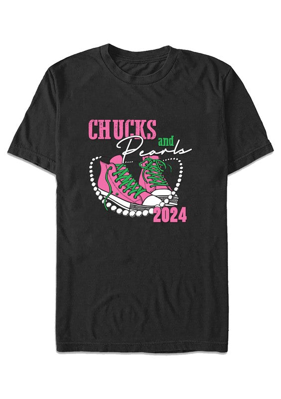 Chucks & Pearls Tee