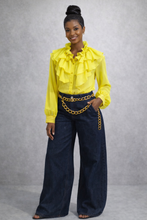Load image into Gallery viewer, Ruffled Neck Blouse