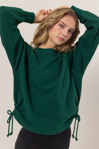 Dark Green Knit Top