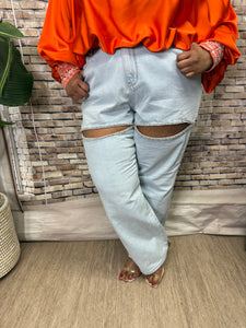 Magic Rhinestone Denim Jeans