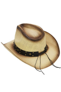 Bronze Studded Western Hat