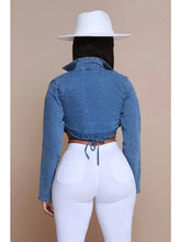 Load image into Gallery viewer, Denim crop top