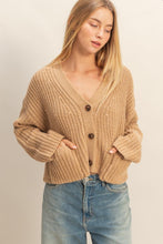 Load image into Gallery viewer, Oversized Ribbed Cardigan