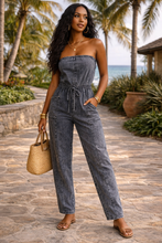 Load image into Gallery viewer, Bliss Mode Denim Jumpsuit